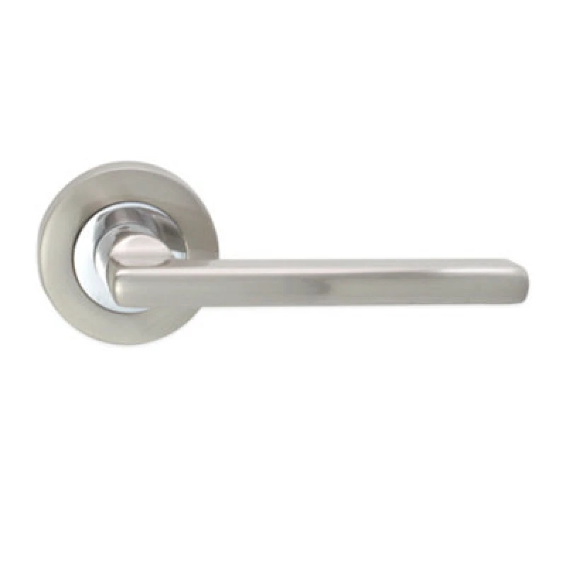 Image of Spira Brass Drox Lever Door Handle Dual Tone