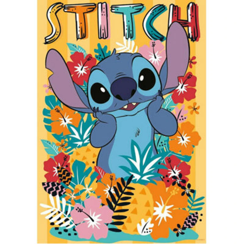 Image of Ravensburger Disney Stitch Jigsaw Puzzle for Kids and Adults Age 8 Years Up - 300 Pieces