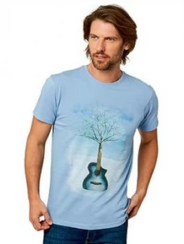 Image of Joe Browns Chill Out Tunes T-Shirt - Blue, Size XL, Men