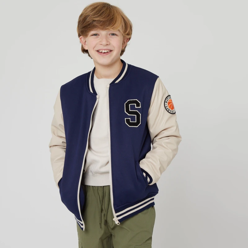Image of Firetrap College Varsity Jacket Juniors - Multi Multi One Size