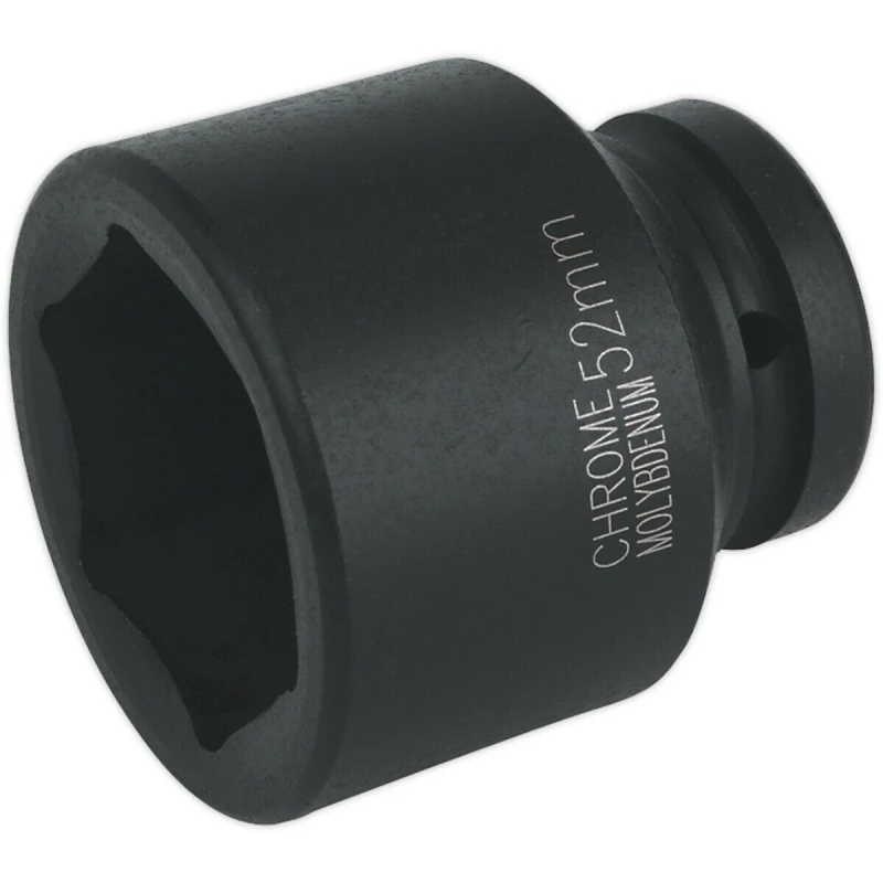 Image of Loops 52mm Forged Impact Socket - 1" Sq Drive - Chromoly Impact Wrench Socket Multi