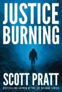 Image of justice burning