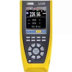 image of Chauvin Arnoux C.A 5292 Handheld multimeter Digital Data logger, Graphics display CAT III 1000 V, CAT IV 600 V Display (counts): 100000