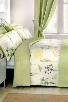 image of 'Botanique' Vintage Floral Print Easy Care Duvet Cover Set