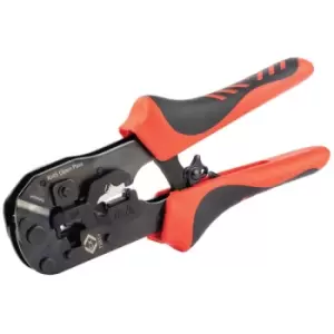 image of CK Tools T3853 Ratchet Pass through Modular Crimper 8P