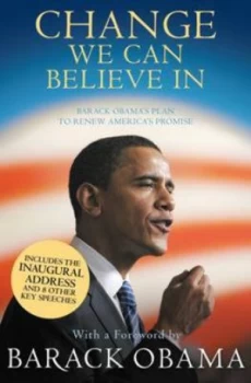 Image of Change We Can Believe in by Barack Obama Book
