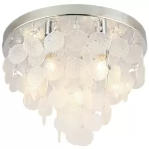 image of Zumaline Pardo Ceiling Light, Chrome, 8x E14