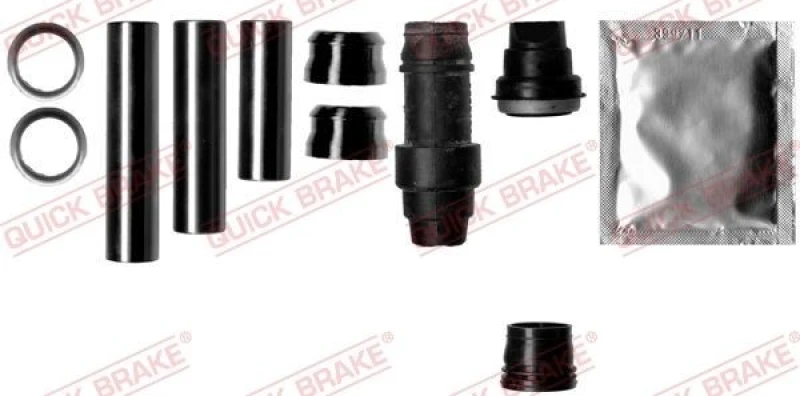 Image of QUICK BRAKE Guide sleeve kit, brake caliper QUICK BRAKE 113-1337X