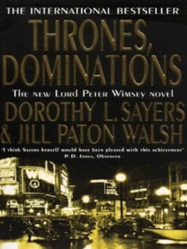 Image of Thrones Dominations by Dorothy L Sayers Paperback