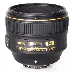 image of Nikon AF-S Nikkor 58mm f/1.4G Lens Nikon