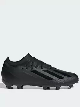 Image of adidas Junior X Speedportal.3 Firm Ground Football Boot, Black, Size 1