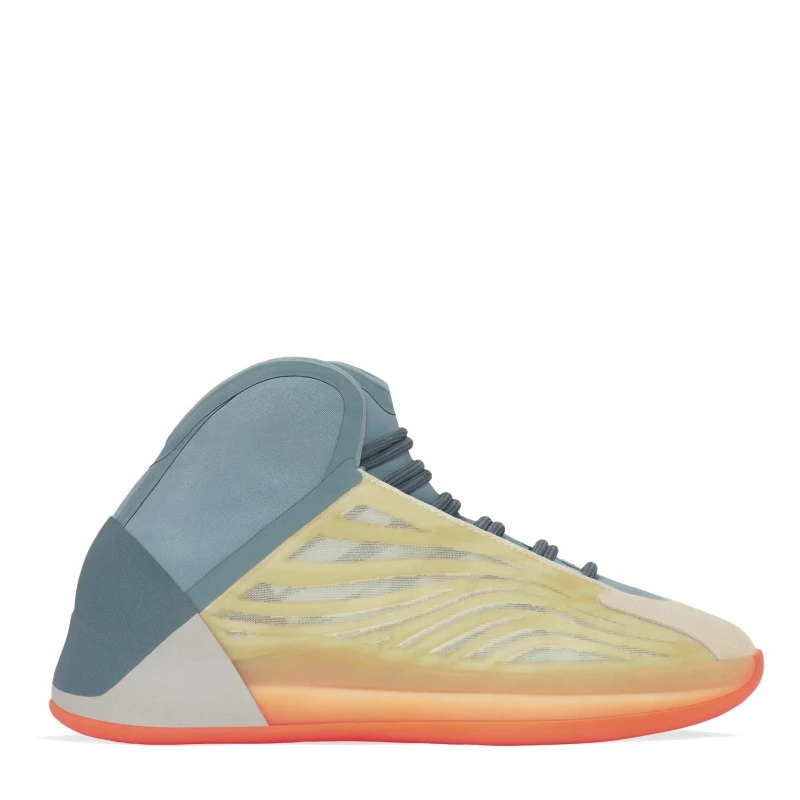 Image of Yeezy QNTM High Top Sneakers Juniors High Tops 3.5 (36) Yellow 09122013235