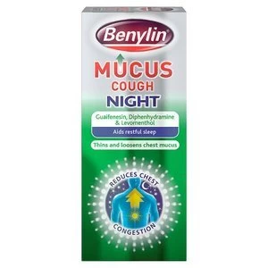 Image of Benylin Mucus Cough Night Syrup 150ml