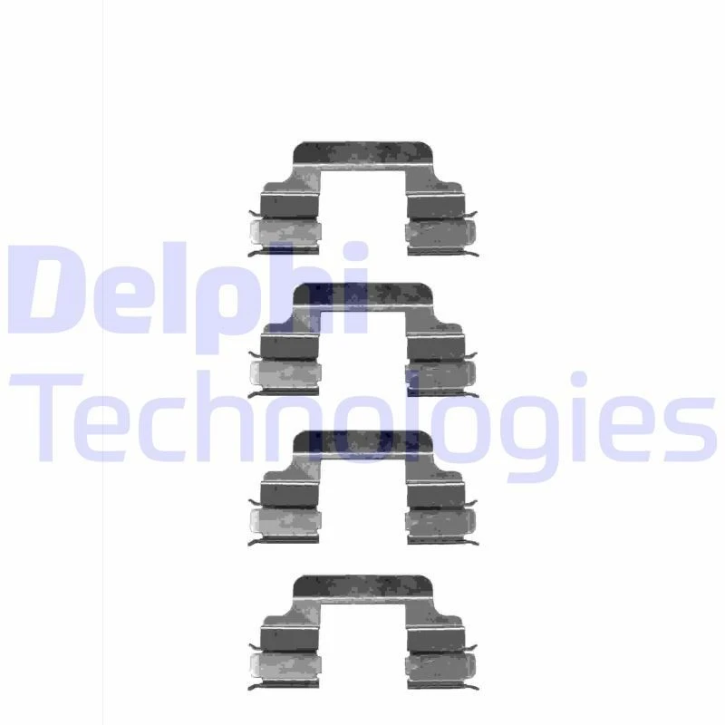 Image of DELPHI Brake pad fitting kit DELPHI LX0334