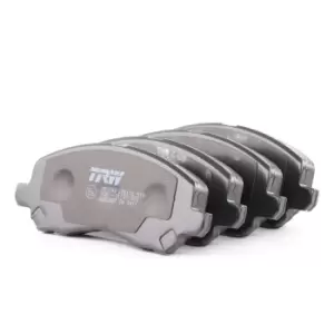 Image of TRW Brake pad set PEUGEOT,CITROEN,MITSUBISHI GDB3287 K05191231AA,1607690380,1607690480 5191229AA,5191229AA,K05191231AA,4605A261,4605A486,4605A491