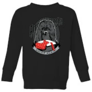 Image of Star Wars Chewbacca Arrrrgh Socks Again Kids Christmas Sweatshirt - Black - 11-12 Years