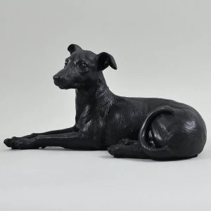 Image of Large Greyhound Lying Down Sculpture
