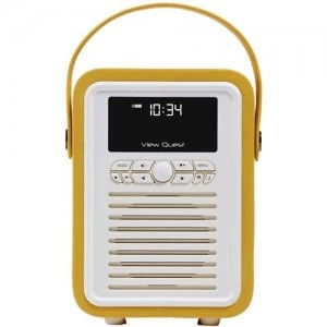 image of ViewQwest Retro Mini Portable Digital Yellow