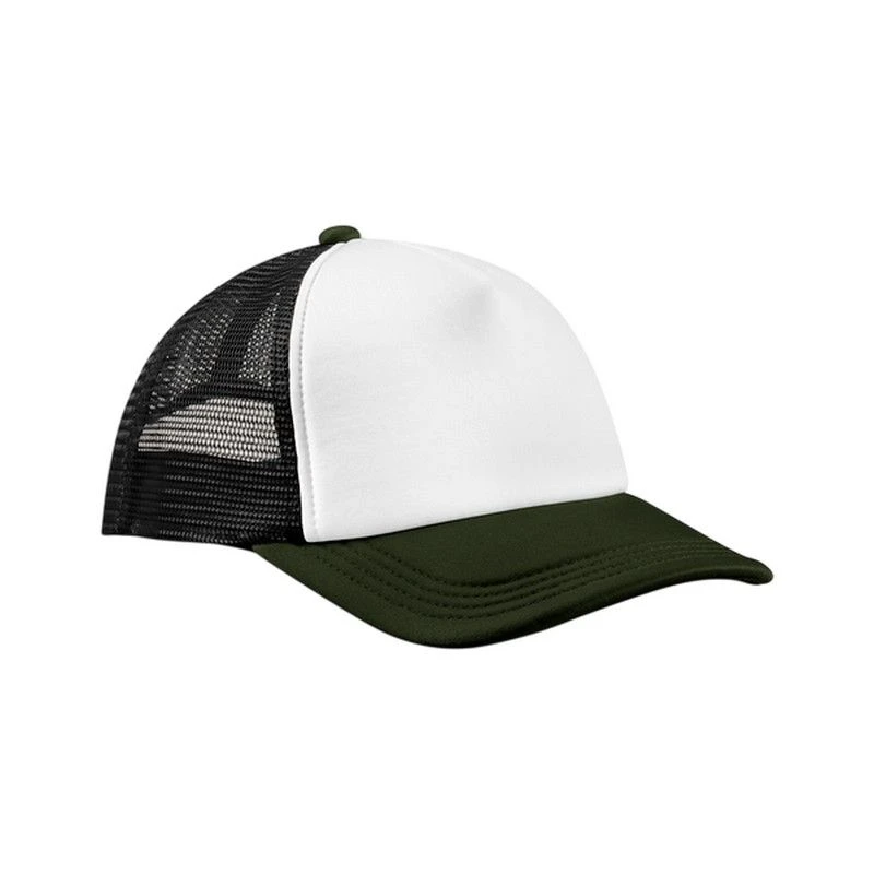 Image of Beechfield Beechfield Men 5 Panel Trucker Cap in Black One Size Male 5063703678070