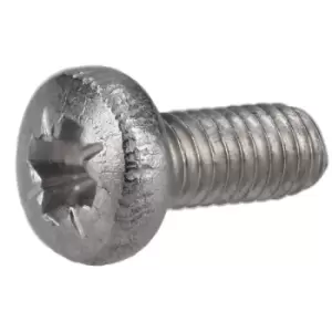 image of R-TECH 337087 Pozi Pan Head A2 Stainless Steel Screws M2.5 6mm - P...