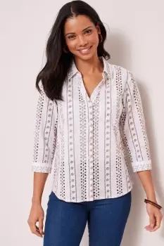 Image of Broderie Blouse