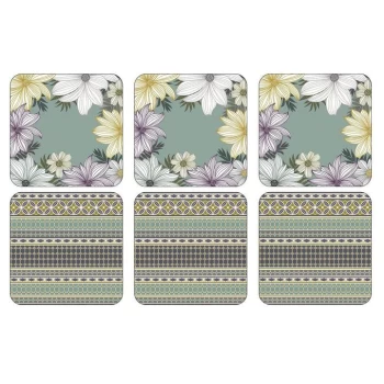 Image of Pimpernel Set of 6 Coasters - Atrium