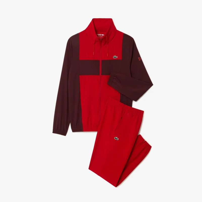 Image of Lacoste Mens Performance Tracksuit Expresso/Opera male XS