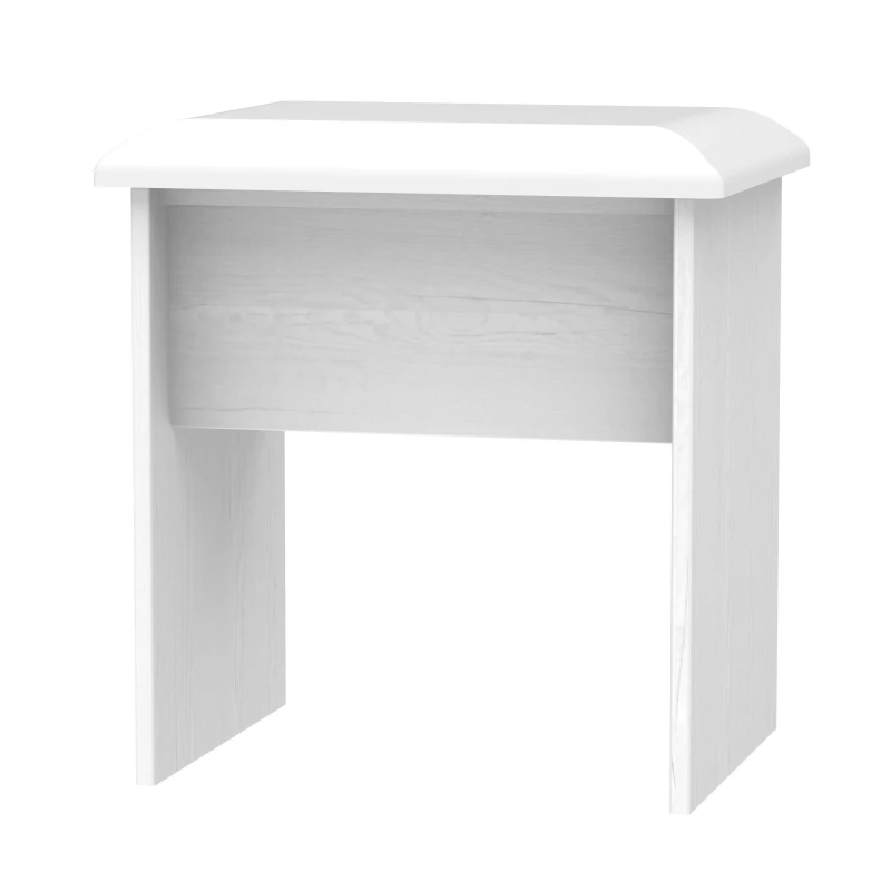 Image of Stafford Stool In Signature White (Ready Assembled)