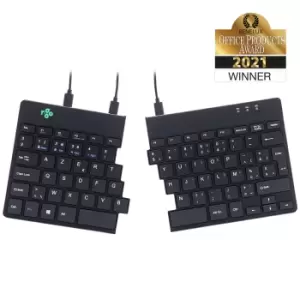 Image of R-Go Tools R-Go Split Break Ergonomic Keyboard, AZERTY (BE),...