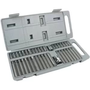 Image of Brueder Mannesmann M 187-40 Bit set 40 Piece Allen, XZN socket, Torx
