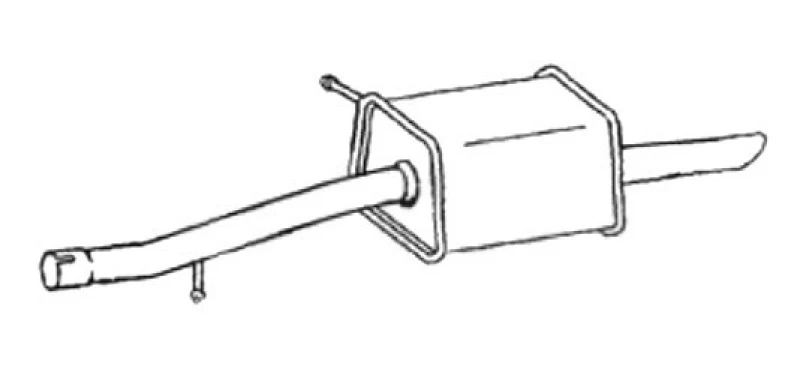 Image of VEGAZ PGS-560 Rear silencer Rear End Silencer (3437)