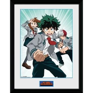 My Hero Academia Trio Framed Collector Print