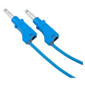 Image of PJP 2210/600 V-200 Blue Electro 4mm Shrouded Stackable Test Lead 200cm