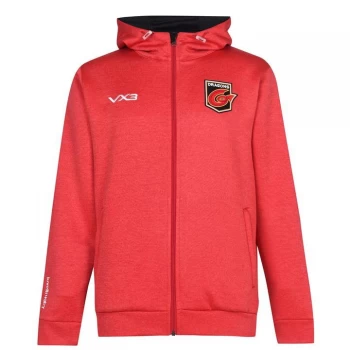 Image of VX-3 Dragons Hoodie Mens - Red