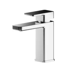 image of Nuie Windon Mini Basin Mixer With Push Button Waste - Chrome