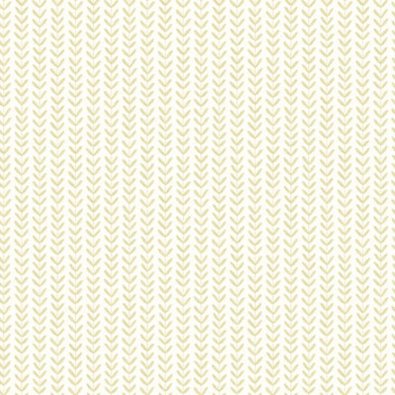 Image of Hoopla Walls Ditsy Leaf Stripe Lichen Wallpaper