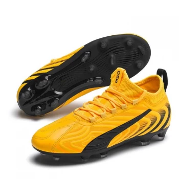 Puma ONE 20.3 Junior FG Football Boots - UltraYellow/Blk