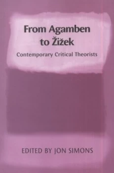 Image of From Agamben to Zizek by Jon Simons Book