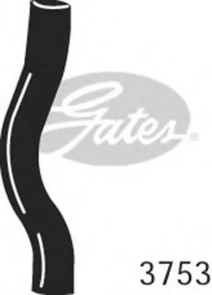 Image of Curved Radiator Hose 270mm X 33 Gates 3753