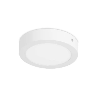 image of Easy Integrated LED Round Surface Mounted Downlight Matt White - Cool White