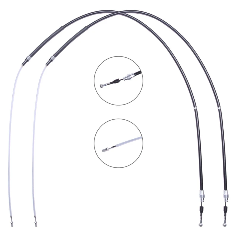 Image of RIDEX 124C1110 Brake Cable Right Rear, 1710mm Cable,parking brake (124)