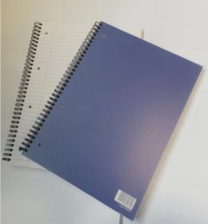 Image of ValueX A4 Plus Twinwire Polypropylene Notebook 160 Page (Pack 10)