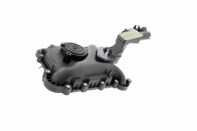 Image of VAICO V10-3502 Oil Trap, crankcase breather with gasket/seal, Cylinder Head Oil Trap,crankcase breather (3324)