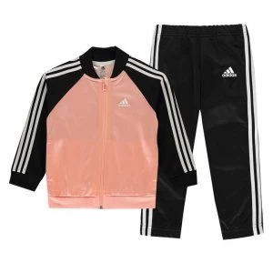 image of adidas adidas Three Stripes Tricot Toddlers Tracksuit - Pink/Black