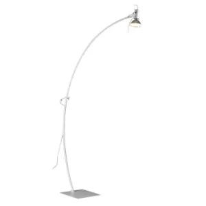 image of Parrot Arc Floor Lamp White Metal