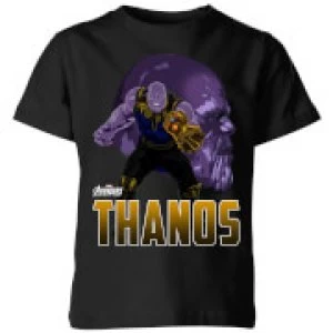 image of Avengers Thanos Kids T-Shirt - Black - 11-12 Years