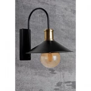 Image of Avni metal ba?l?kl? aplik Black Wall Lamp