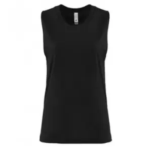 Image of Next Level Womens/Ladies Festival Sleeveless Tank Top (L) (Black)