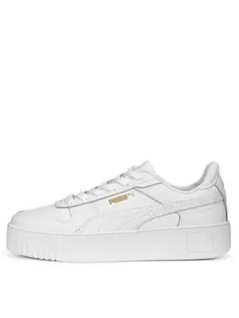 Puma Carina Street Trainers - White, Size 5, Women