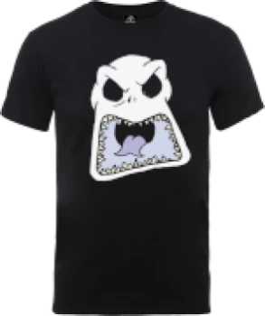 Image of Disney The Nightmare Before Christmas Jack Skellington Angry Face Black T-Shirt - L - Black